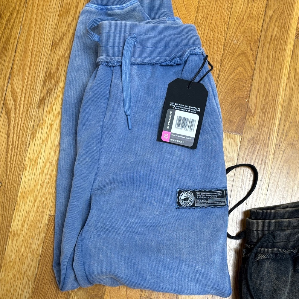 Alphalete Blue Track Pants